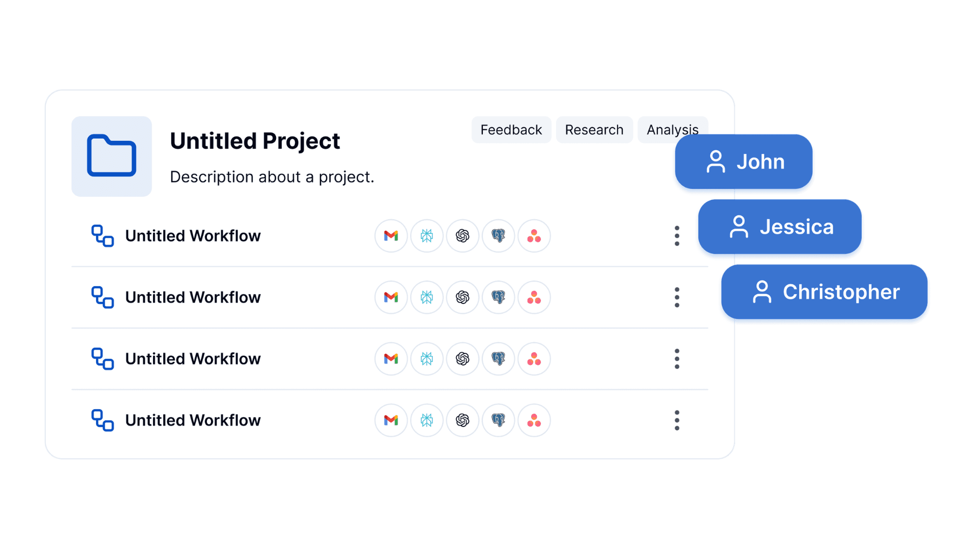 Import and Export Workflows and Projects