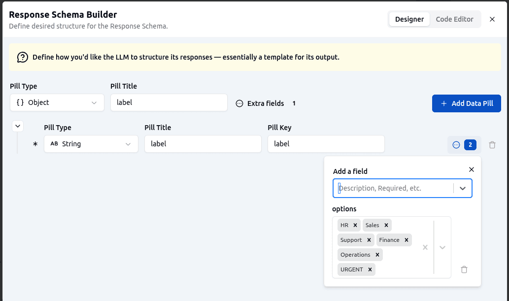 OpenAI Response Schema
