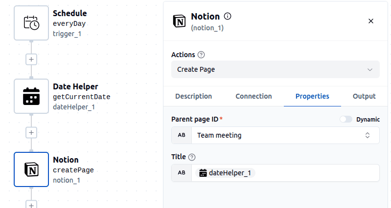 Create Notion Page
