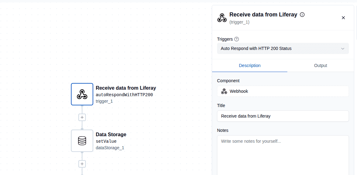 Receive Data From Liferay