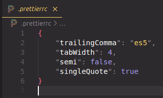 Prettier Configuration
